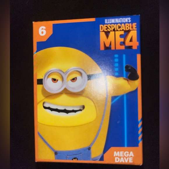 DESPICABLE ME 4 - Box 6: Mega Dave, 2024 McDonald's Happy Meal New in box - Picture 1 of 4